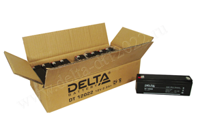 Упаковка аккумулятора Delta DT 12022. Фото №3